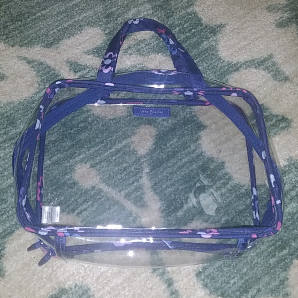 Vera Bradley Clear Train Case